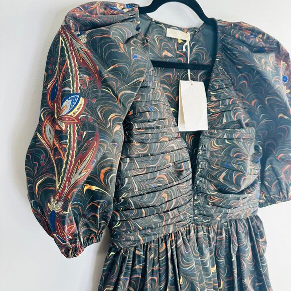 NEW Ulla Johnson Gwen dress in Obsidian Size 2 - Picture 5 of 13